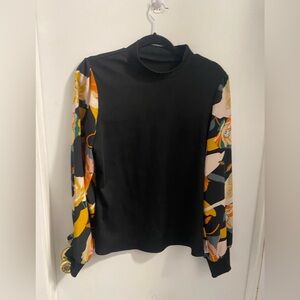 Women’s Long-Sleeved Blouse | XL | Ribbed Material | Feminine | Stretch